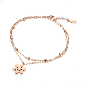 Dubai Nueva Moda Fancy Design Women Gold Bracelet, Hand Chain Girl Bangle Jewelry Lady Rose Gold Bracelet